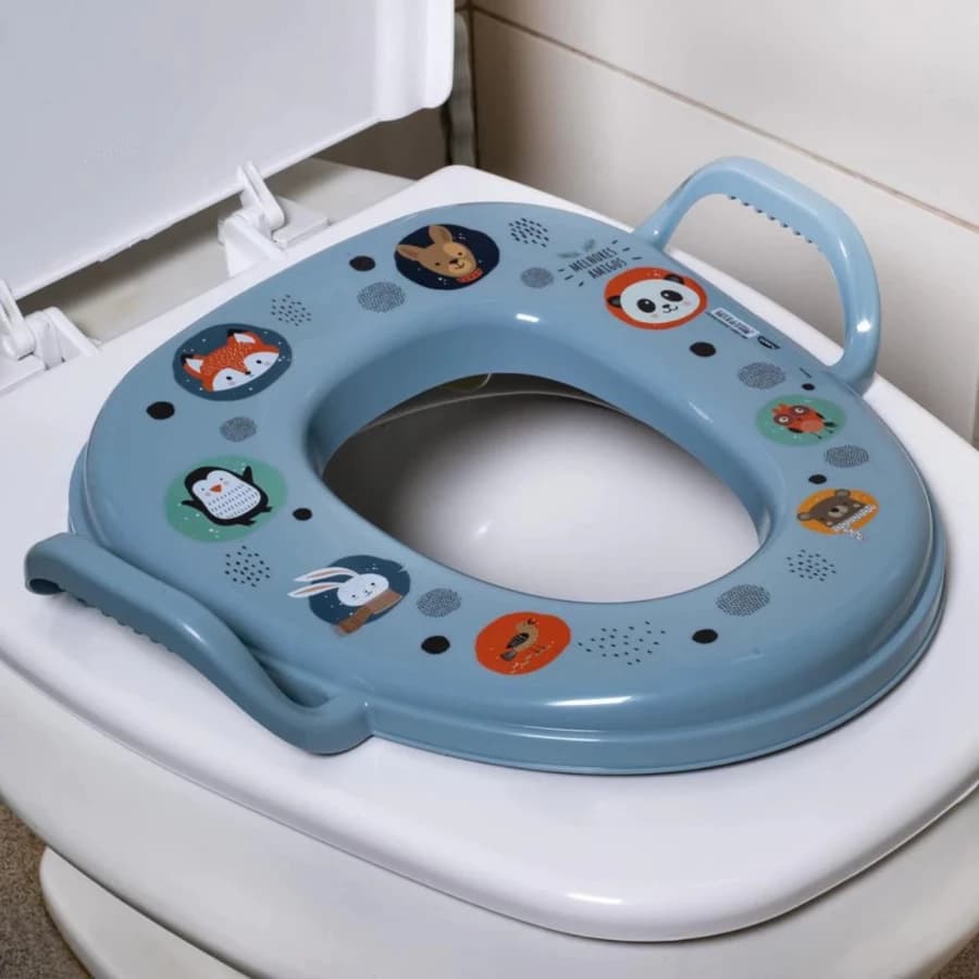 Assento Sanitário Redutor Infantil Com Alça Bebê Desfralde Segurança Criança Antiderrapante Troninho