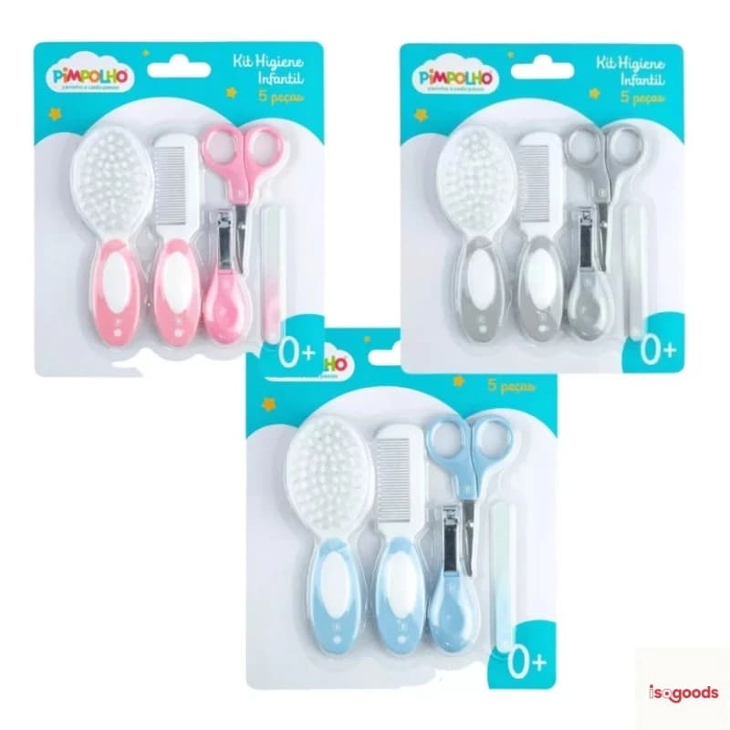 Kit Higiene 5 Peças Bebe Unha Pimpolho