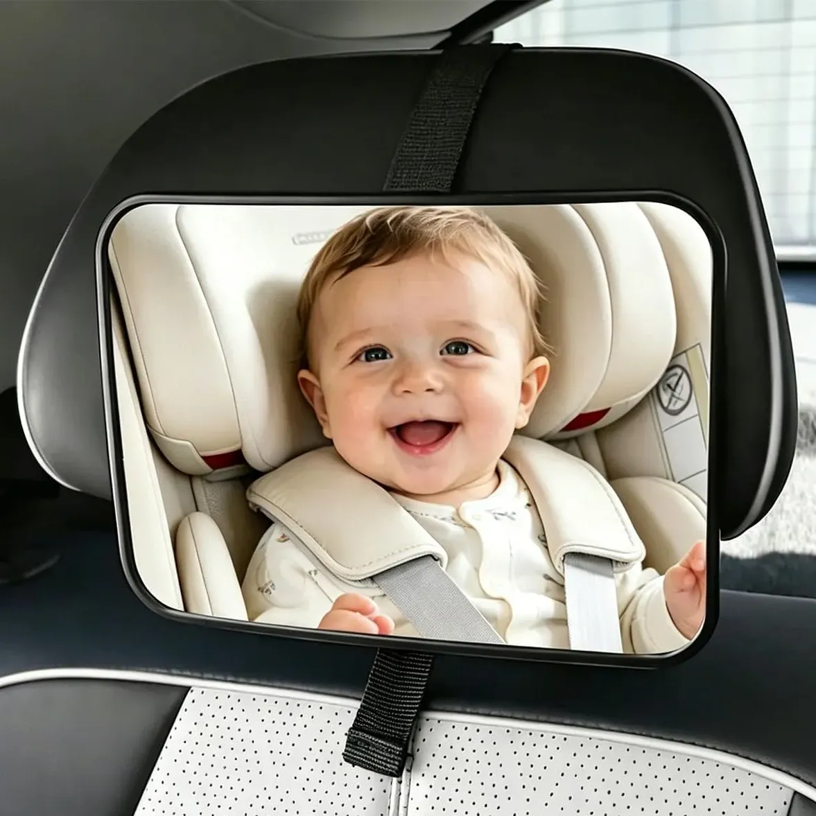 Espelho Interno Bebê Segurança Retrovisor Para Back Seat