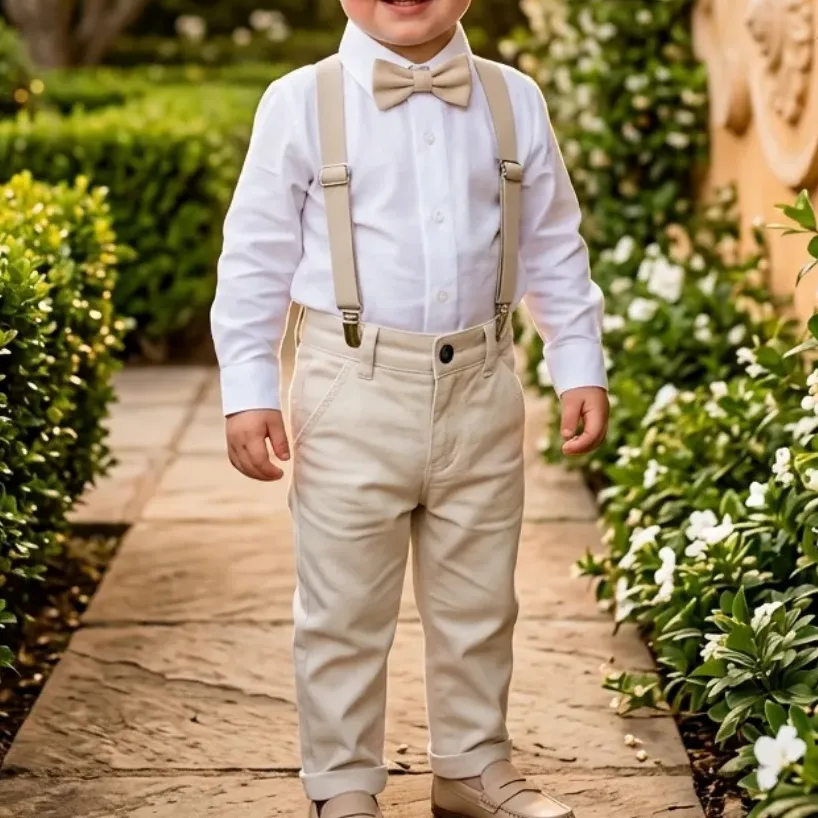 Roupa Pajem Menino Bebê Batizado Casamento Festa Apresentaça